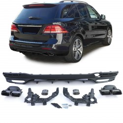 DIFFUSEUR SPORT STYLE AMG AVEC SORTIES SPORT MERCEDES GLE W166  (06081)