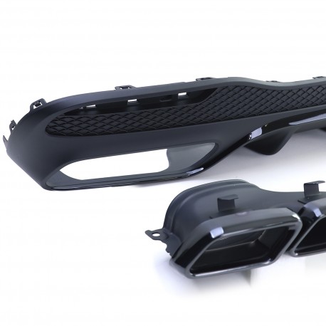 DIFFUSEUR SPORT STYLE AMG AVEC SORTIES SPORT MERCEDES GLE W166  (06081)
