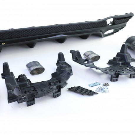 DIFFUSEUR SPORT STYLE AMG AVEC SORTIES SPORT MERCEDES GLE W166  (06081)