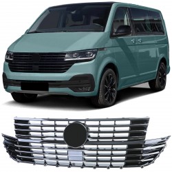 GRILLE DE CALANDRE SPORT NOIRE VW VOLKSWAGEN T6 BUS TRANSPORTEUR APRES 2019 (06085)