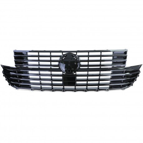 GRILLE DE CALANDRE SPORT NOIRE VW VOLKSWAGEN T6 BUS TRANSPORTEUR APRES 2019 (06085)