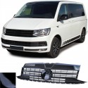 GRILLE DE CALANDRE SPORT NOIRE BRILLANTE VW VOLKSWAGEN T6 BUS TRANSPORTER (05154)