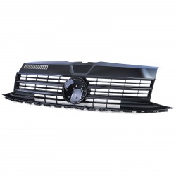 GRILLE DE CALANDRE SPORT NOIRE BRILLANTE VW VOLKSWAGEN T6 BUS TRANSPORTER (05154)