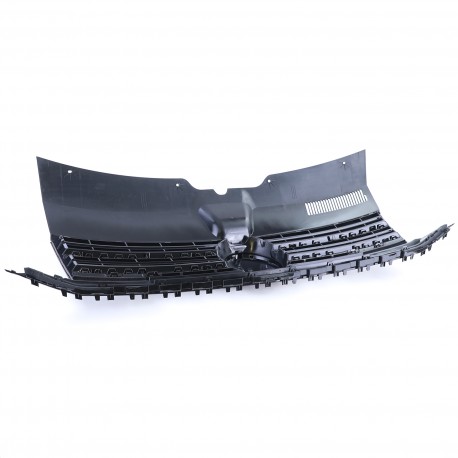 GRILLE DE CALANDRE SPORT NOIRE BRILLANTE VW VOLKSWAGEN T6 BUS TRANSPORTER (05154)