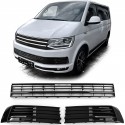 GRILLE NOIRE BRILLANTE CALANDRE SPORT PARECHOC VW T6 MULTIVAN 2015-2019 SANS AAC (06089)