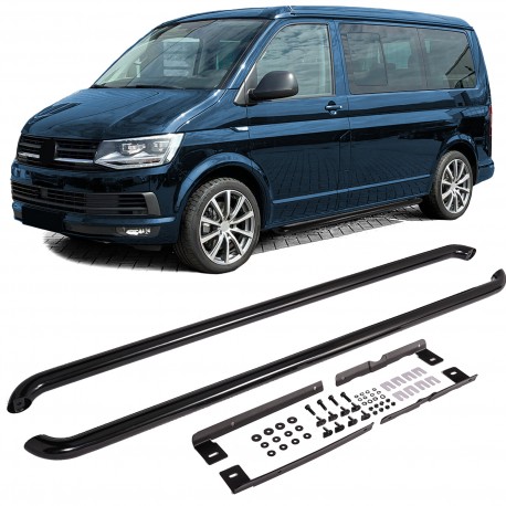 MARCHEPIEDS NOIRS VW VOLKSWAGEN T5 T6 T6.1 VERSIONS LONGUES (06091)