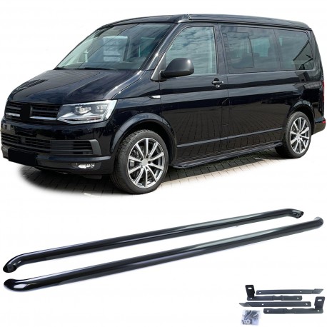MARCHEPIEDS NOIRS VW VOLKSWAGEN T5 T6 T6.1 VERSIONS COURTES (06093)