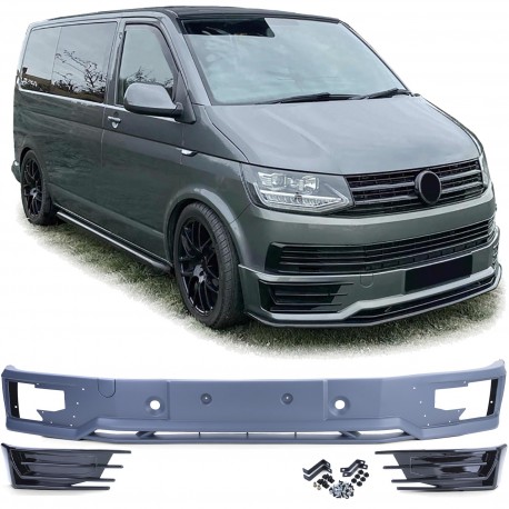 SPOILER DE PARECHOC AVANT SPORT VW T6 BUS TRANSPORTER 2015-2019 (06095)