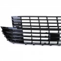 GRILLE DE CALANDRE SANS SIGLE NOIRE BRILLANTE VW VOLKSWAGEN T6 BUS TRANSPORTEUR APRES 2019 (06099)