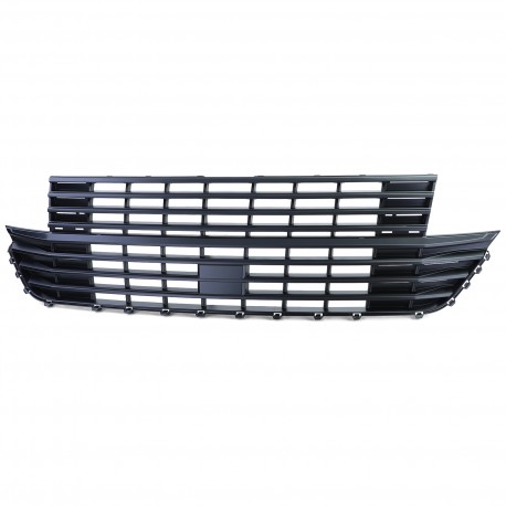 GRILLE DE CALANDRE SANS SIGLE NOIRE MAT VW VOLKSWAGEN T6 BUS TRANSPORTEUR APRES 2019 (06100)