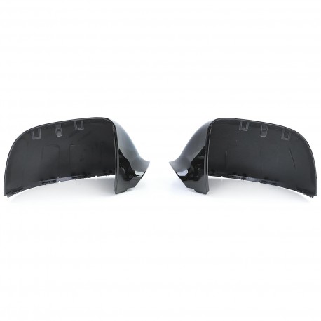 COQUES RETROVISEURS NOIRES BRILLANTES  VOLKSWAGEN VW BUS T5 T6 AMAROK (06102)