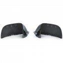 COQUES RETROVISEURS NOIRES BRILLANTES  VOLKSWAGEN VW BUS T5 T6 AMAROK (06102)