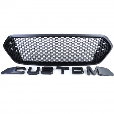 CALANDRE SPORT CUSTOM GRILLE NID D ABEILLE FORD TRANSIT 2018-2023 (06104)