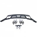 DIFFUSEURET SORTIES LOOK SHELBY GT350 FORD MUSTANG 2014-2017 (06107)