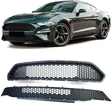 CALANDRE LOOK BULLIT SPORT FORD MUSTANG 2018-2023 (06108)