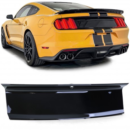 GARNITURE COFFRE ARRIERE NOIRE BRILLANTE  FORD MUSTANG 2014-2017 (06111)