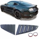 COUVRE FENETRES ARRIERES LOUVERS FORD MUSTANG 2014-2022 (06112)