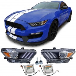 PHARES AU XENON HOMOLOGUES POUR FORD MUSTANG D ' IMPORTATION (06115)