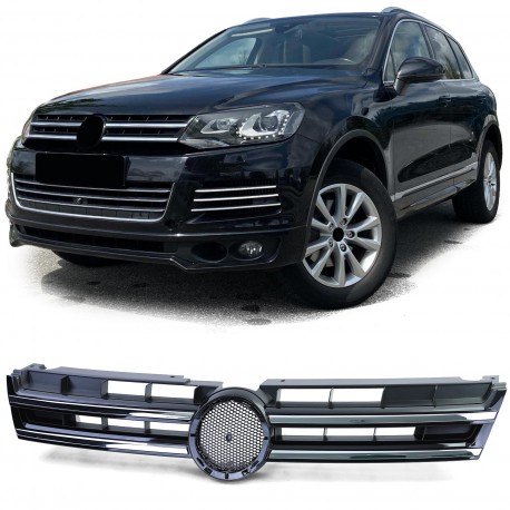 CALANDRE NOIRE CHROM SPORT VOLKSWAGEN VW TOUAREG 2010-2014 (06120)