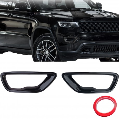 ENJOLIVEURS ANTI BROUILLARD NOIR BRILLANT JEEP GRAND CHEROKEE WK2 18-20 (06129)