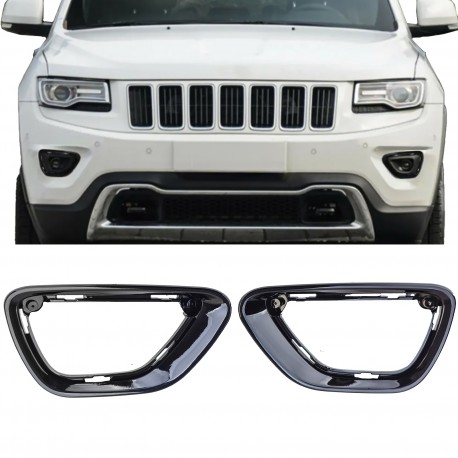 ENJOLIVEURS ANTI BROUILLARD NOIR BRILLANT JEEP GRAND CHEROKEE WK2 14-17 (06130)