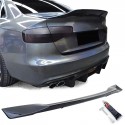 BECQUET SPOILER ARRIERE SPORT NOIR BRILLANT POUR AUDI A4 8K 07-15 (06144)