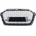 CALANDRE SPORT NOIRE GRILLE NID ABEILLE LIGNE RS3 AUDI A3 8V 2016-2020 (06148)