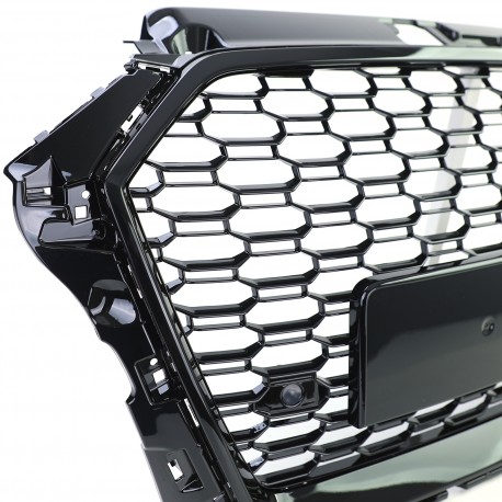 CALANDRE SPORT NOIRE GRILLE NID ABEILLE LIGNE RS3 AUDI A3 8V 2016-2020 (06148)
