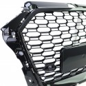 CALANDRE SPORT NOIRE GRILLE NID ABEILLE LIGNE RS3 AUDI A3 8V 2016-2020 (06148)