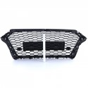CALANDRE SPORT NOIRE ET CHROM GRILLE NID ABEILLE LIGNE RS3 AUDI A3 8V 2016-2020 (06149)