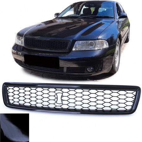 CALANDRE NOIRE BRILLANTE SANS SIGLE AUDI A4 B5 1994-2001 (06153)
