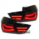 FEUX NOIRS FULL LEDS CLIGNOTANTS DYNAMIQUES BMW SERIE 3 E90 BERLINE LCI 2008-2012 (06158)