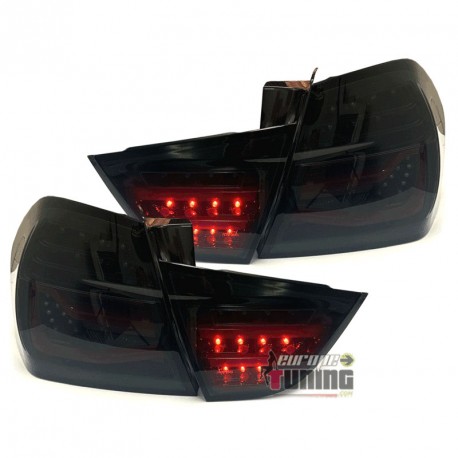 FEUX NOIRS FULL LEDS CLIGNOTANTS DYNAMIQUES BMW SERIE 3 E90 BERLINE LCI 2008-2012 (06158)