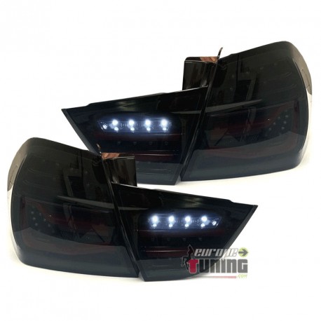 FEUX NOIRS FULL LEDS CLIGNOTANTS DYNAMIQUES BMW SERIE 3 E90 BERLINE LCI 2008-2012 (06158)