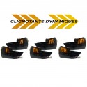 FEUX NOIRS FULL LEDS CLIGNOTANTS DYNAMIQUES BMW SERIE 3 E90 BERLINE LCI 2008-2012 (06158)