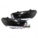 PHARES DIURNES NOIRS POUR VW SCIROCCO R87(00638)