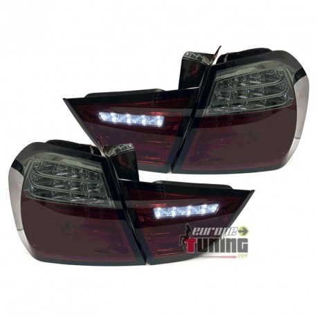 FEUX ROUGE NOIR FULL LEDS CLIGNOTANTS DYNAMIQUES BMW SERIE 3 E90 BERLINE LCI 2008-2012 (06156)