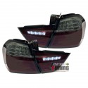 FEUX ROUGE NOIR FULL LEDS CLIGNOTANTS DYNAMIQUES BMW SERIE 3 E90 BERLINE LCI 2008-2012 (06156)