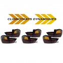 FEUX ROUGE NOIR FULL LEDS CLIGNOTANTS DYNAMIQUES BMW SERIE 3 E90 BERLINE LCI 2008-2012 (06156)