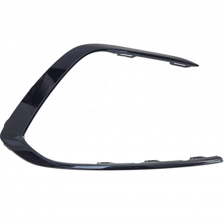 BANDEAUX GARNITURES DE PARECHOC AVANT NOIRES BRILLANTES VW GOLF 8 GTI GTD R-LINE (06164)