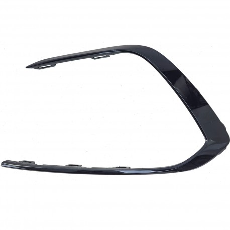 BANDEAUX GARNITURES DE PARECHOC AVANT NOIRES BRILLANTES VW GOLF 8 GTI GTD R-LINE (06164)