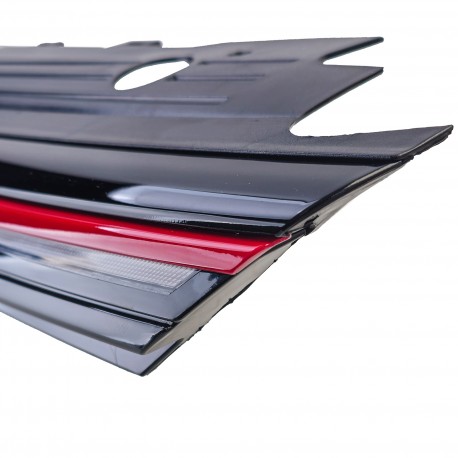 CALANDRE LUMINEUSE LED BANDE ROUGE VOLKSWAGEN VW GOLF 8 (06165)