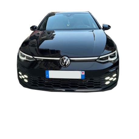 CALANDRE LUMINEUSE LED BANDE CHROM VOLKSWAGEN VW GOLF 8 (06166)