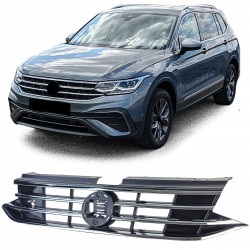 GRILLE CALANDRE SPORT NOIRE ET CHROME VW VOLKSWAGEN TIGUAN II 2020-2023 (06169)