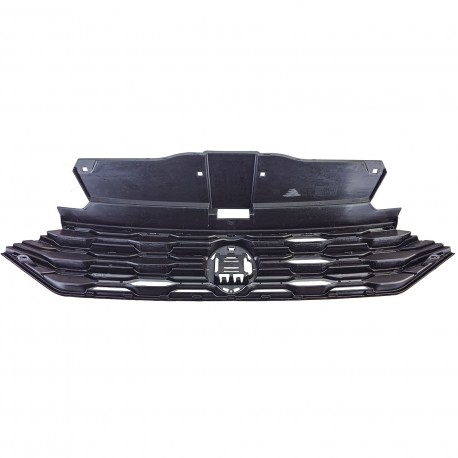 GRILLE CALANDRE SPORT NOIRE ET CHROME VW VOLKSWAGEN T-ROC 2017-2022 (06171)