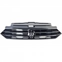 GRILLE CALANDRE SPORT NOIRE ET CHROME VW VOLKSWAGEN T-ROC 2017-2022 (06171)