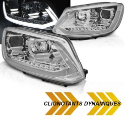 PHARES AVANTS FEUX DE JOUR CLIGNOTANTS LED DYNAMIQUES VW TOURAN II 2010-2015 (06174)
