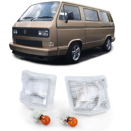 CLIGNOTANTS AVANTS BLANCS POUR VOLKSWAGEN VW T3 (03095)