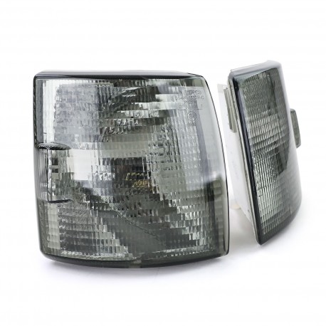 CLIGNOTANTS NOIRS VW T4 BUS TRANSPORTEUR 1990-2004 & CARAVELLE MULTIVAN 1990-1996 (02858)