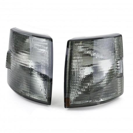 CLIGNOTANTS NOIRS VW T4 BUS TRANSPORTEUR 1990-2004 & CARAVELLE MULTIVAN 1990-1996 (02858)